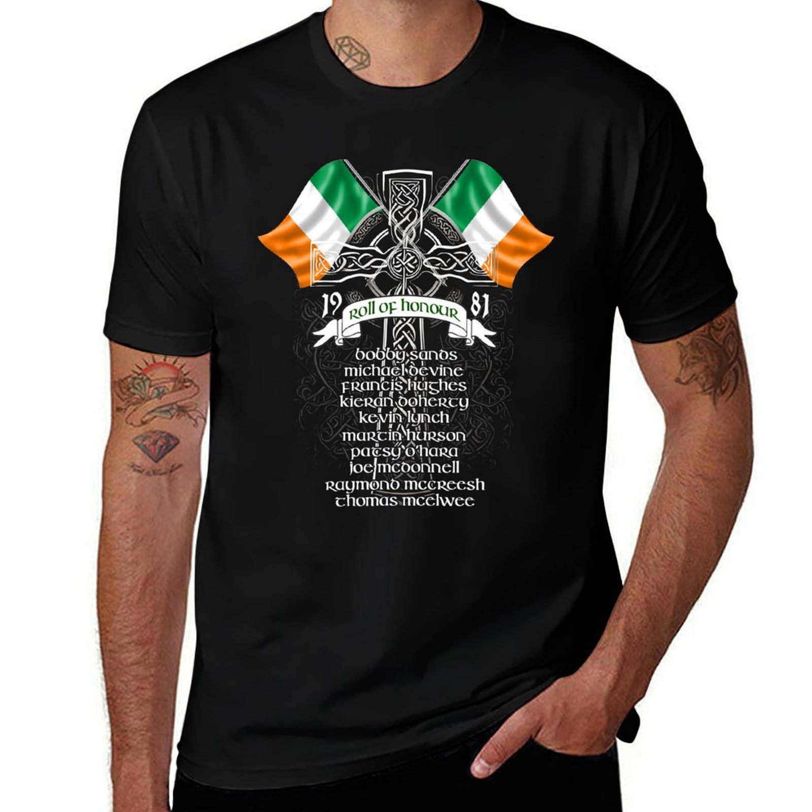 Ireland Summer Clothing - Camiseta Irish Hunger Strike 1981 para