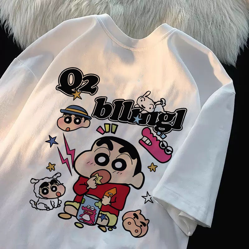 Summer Clothing Images - Camiseta Casual Oversize de Algodón 100%
