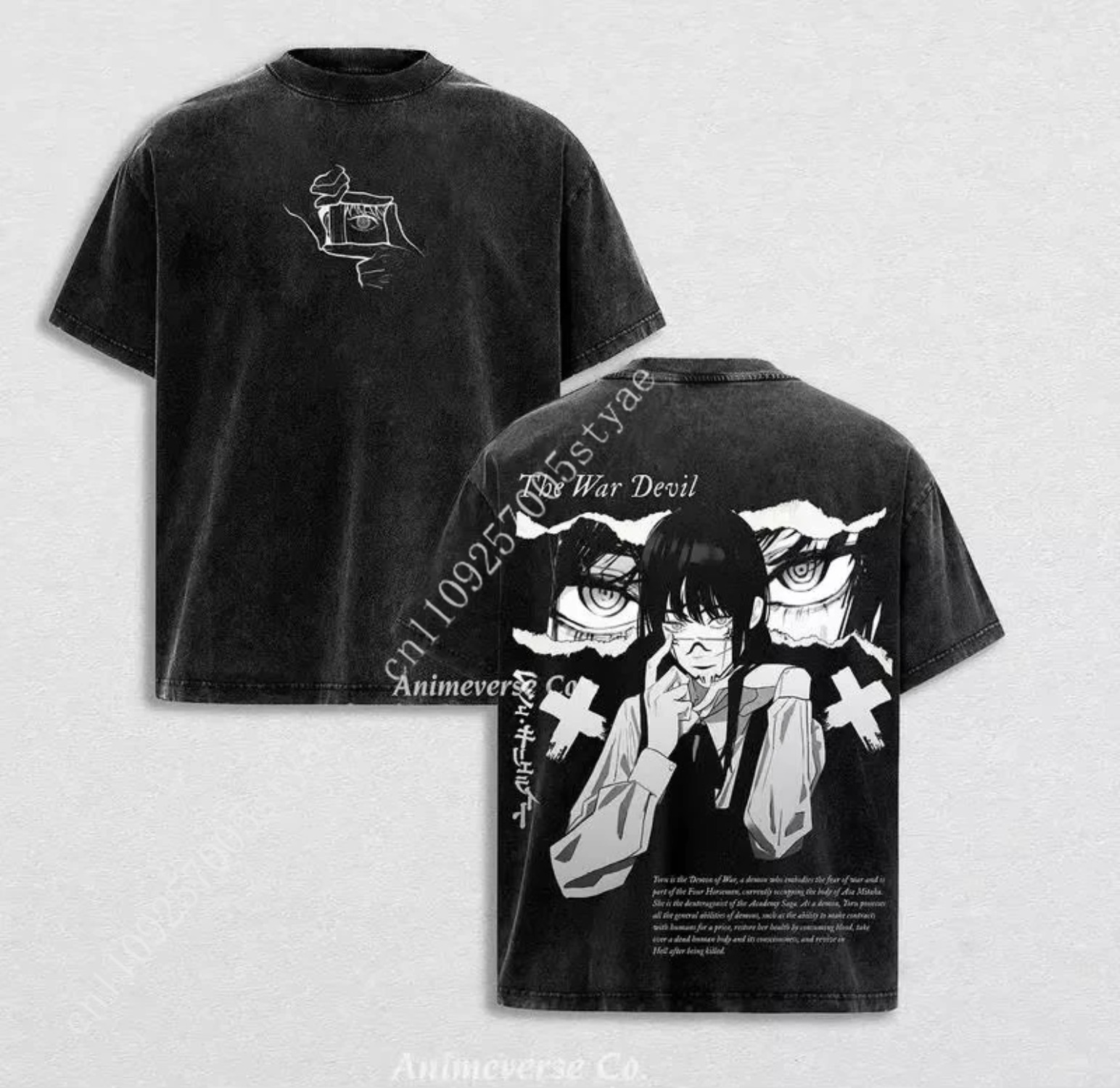 Summer Quilt - Camiseta Gráfica de Anime Chainsaw Man