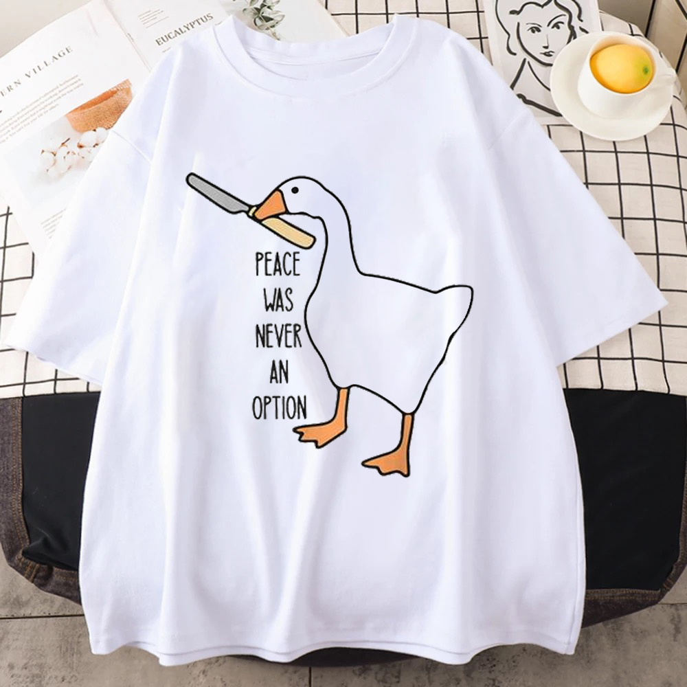Summer Clothing Options - Camisetas de la paz de ganso