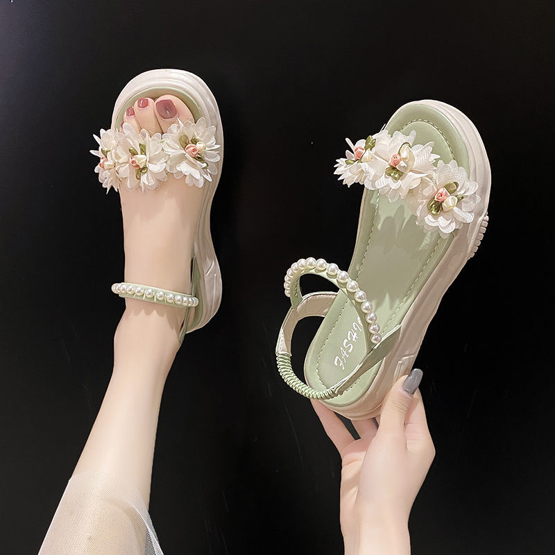 Summer Clothing H&M - Calzado de encaje verano 2025 sandalias