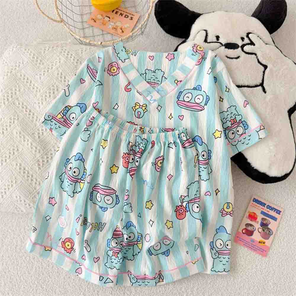 Summer Clothing Capsule - Conjunto de Pijama Sanrio Hangyodon para