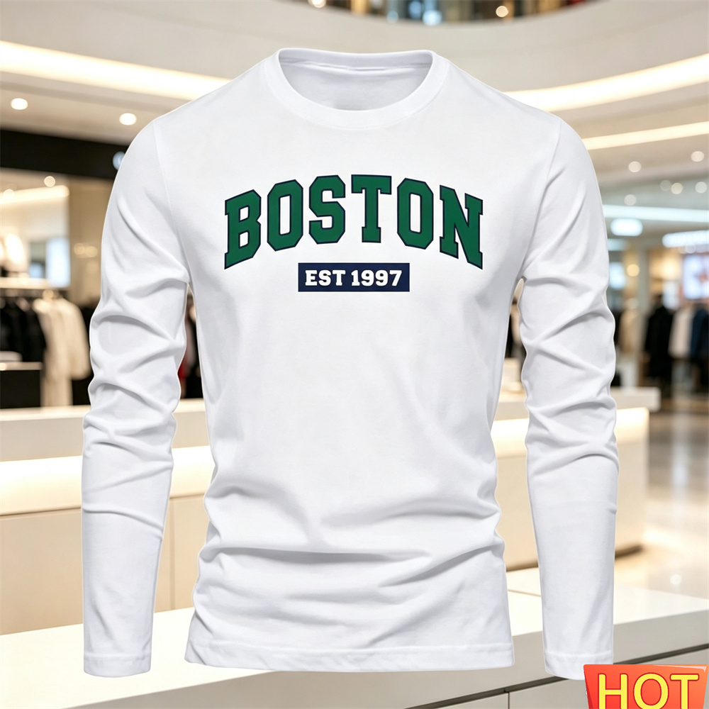 Summer Clothing Guys - Camiseta de manga larga para hombre,