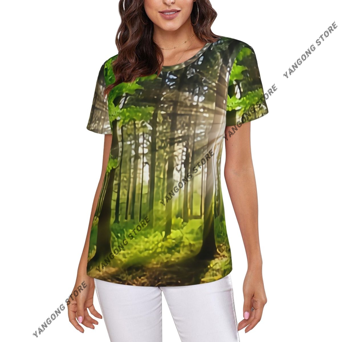 Summer Rays Clothing - Camiseta informal de manga corta con
