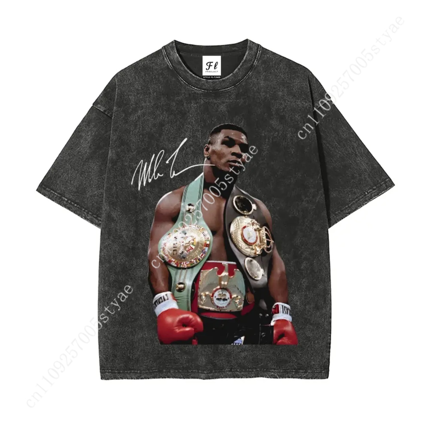 Summer Quilt - Camiseta de Mike Tyson, estilo vintage
