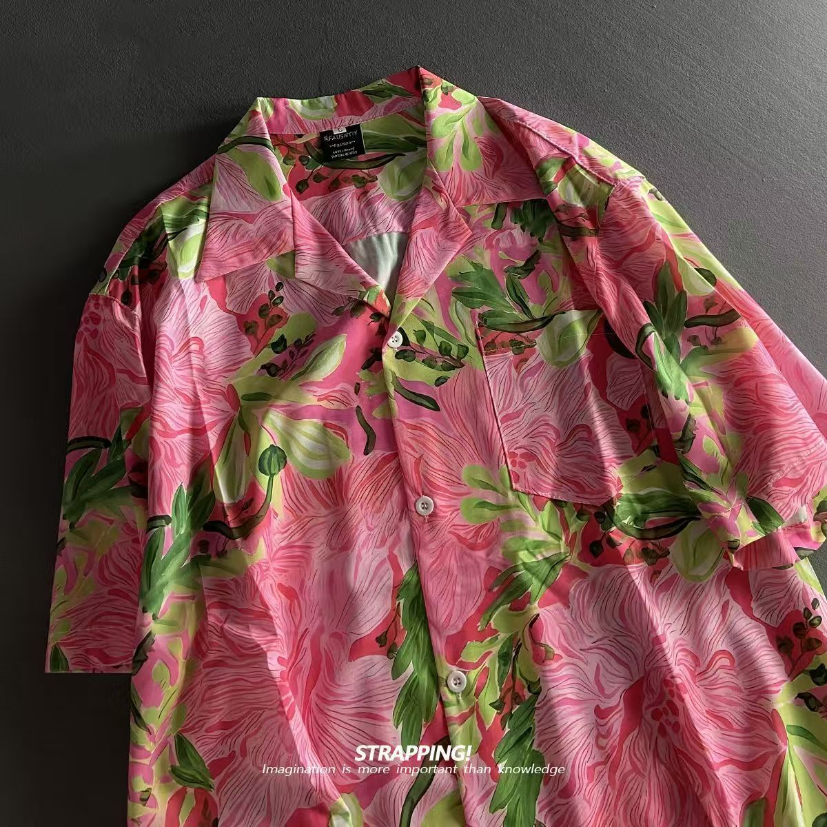 Summer Clothing H&M - Camisas hawaianas con cuello cubano Floral