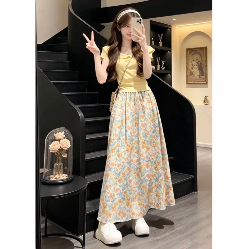 Summer Clothing Japan - Conjunto de Dos Piezas de Falda