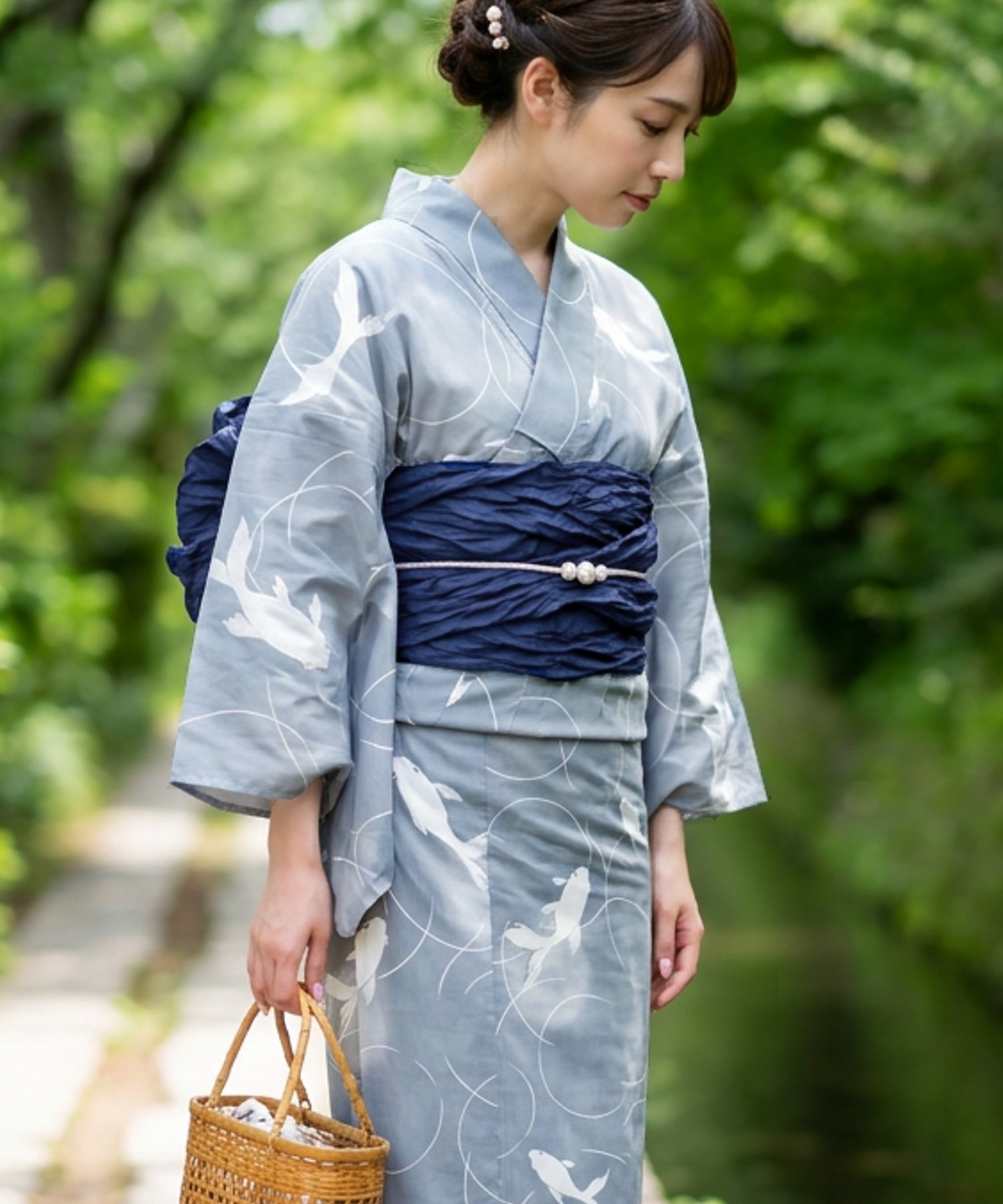 Summer Clothing Material - Yukata Tradicional, Kimono de Algodón y