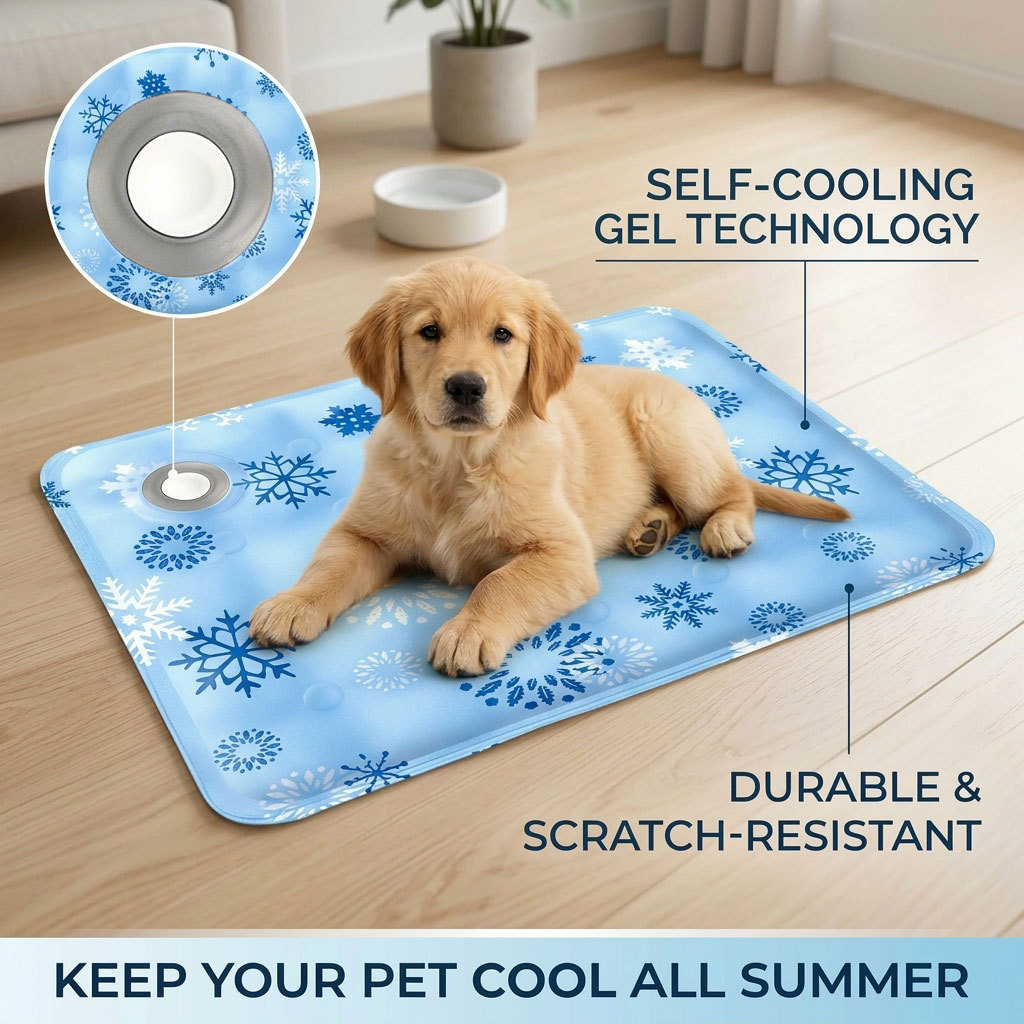 Summer Quilt - Alfombra refrescante de verano para mascotas,