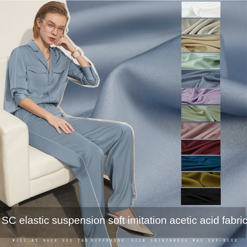 Summer Clothing Material - Tela de imitación de acetato satinado