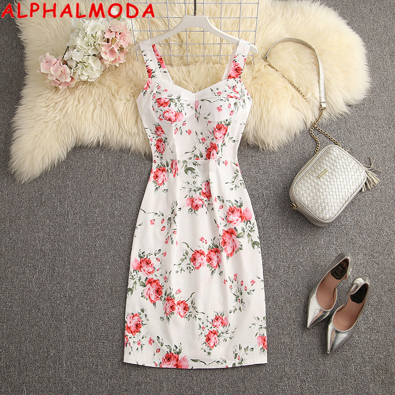Summer Clothing H&M - ALPHALMODA-vestido con estampado de flores para