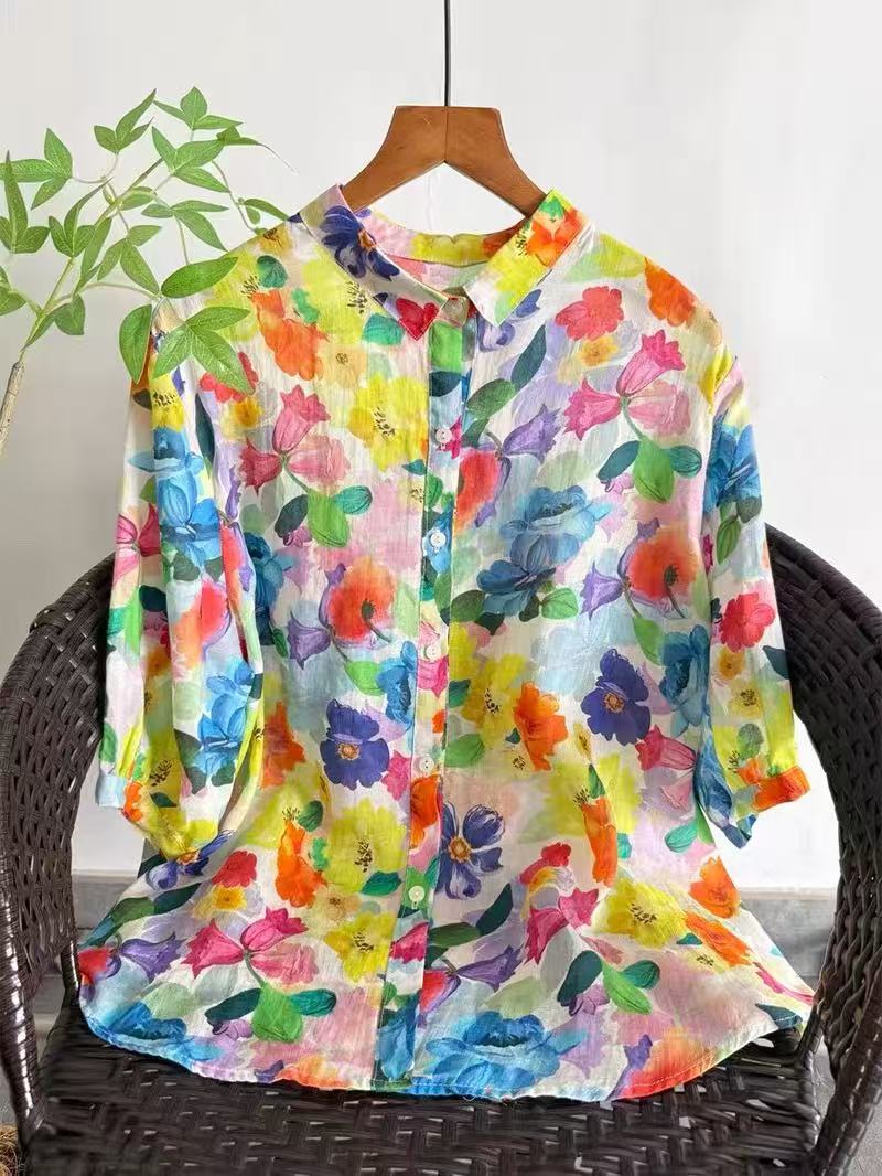 Summer Clothing Japan - Camisa de Ramio Puro 2026 con