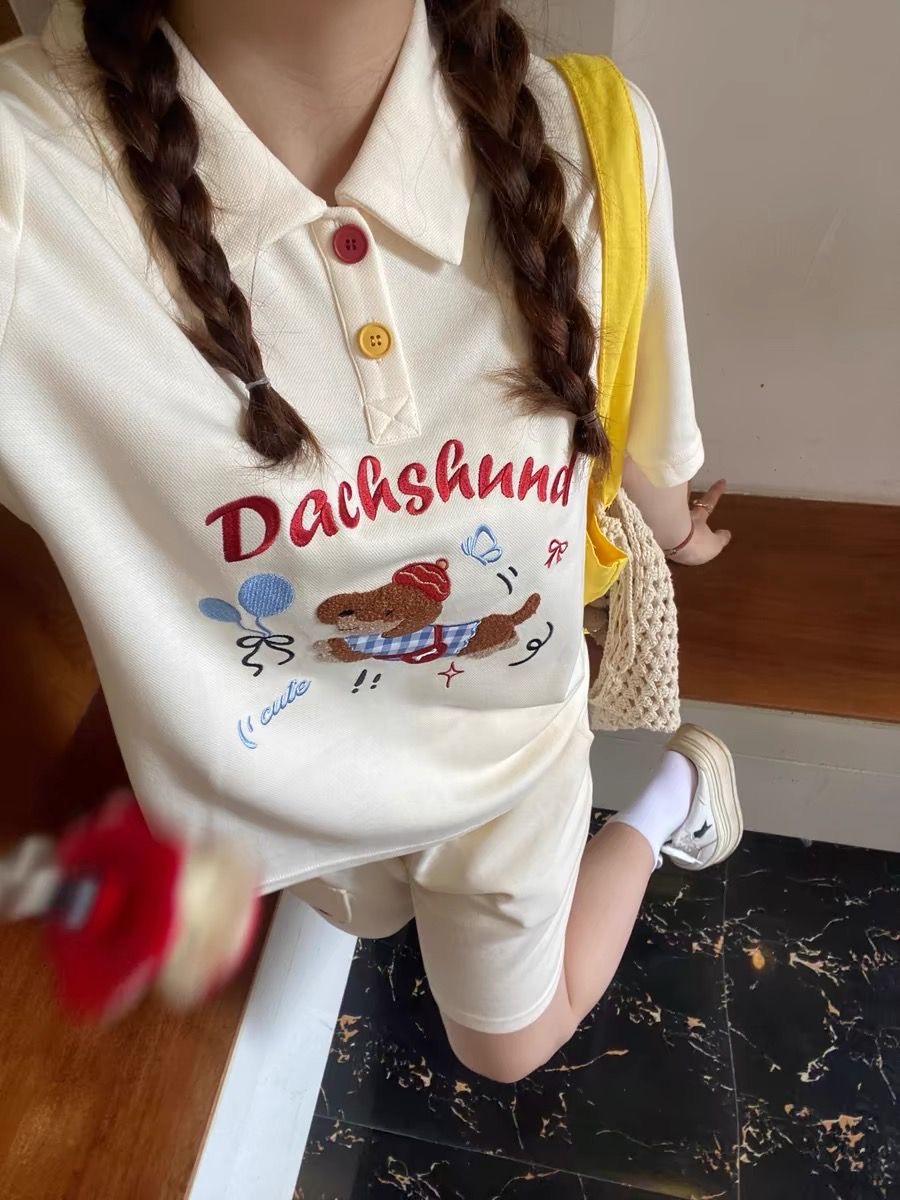 Summer Clothing Japan - Conjunto de 2 piezas de camisa