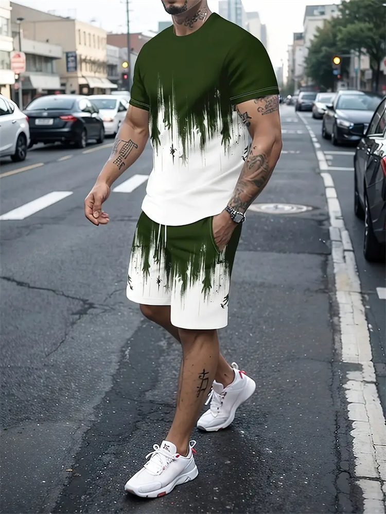 Camiseta con textura degradada - Summer Clothing For Young Men reseña y precio