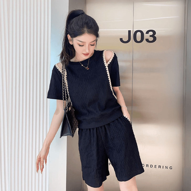 Conjunto de dos piezas de cami - Off Shoulder Blouse reseña y precio