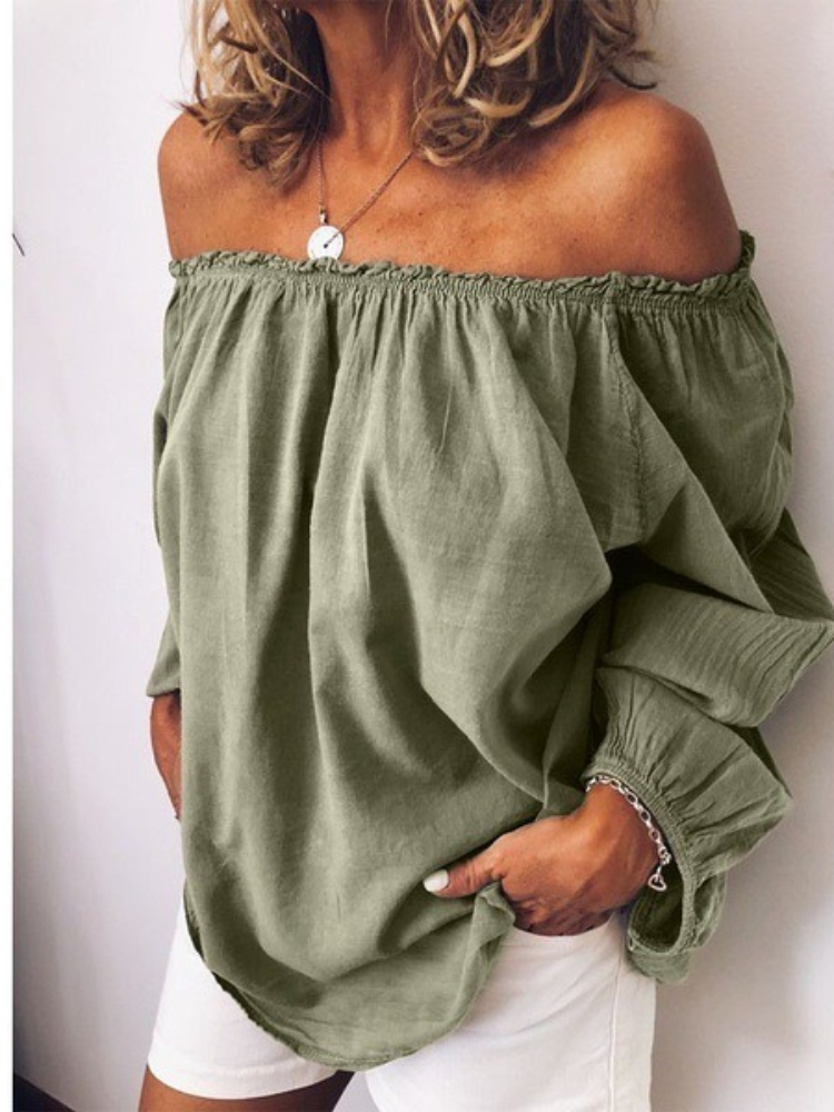 Nueva Blusa Elegante de Manga  - Off Shoulder Blouse reseña y precio