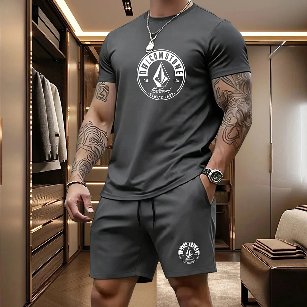 Conjunto Deportivo Informal de - Summer Clothing For Young Men reseña y precio