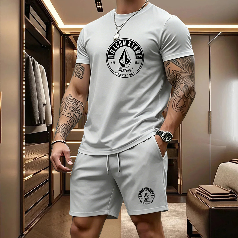 Conjunto Deportivo Informal de - Summer Clothing For Young Men reseña y precio