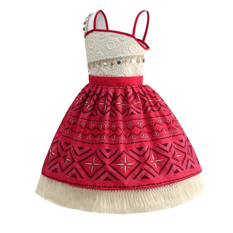 Disfraz de Princesa Vaiana par - Summer Clothing Girl reseña y precio