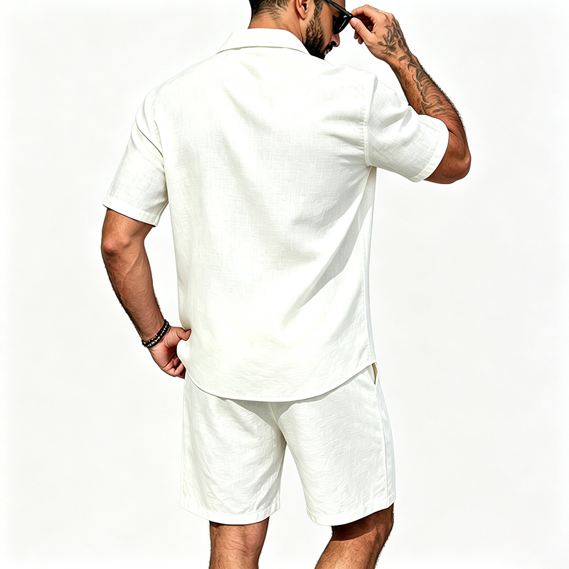 Conjunto de Dos Piezas de Lino - Summer Clothing Guys reseña y precio
