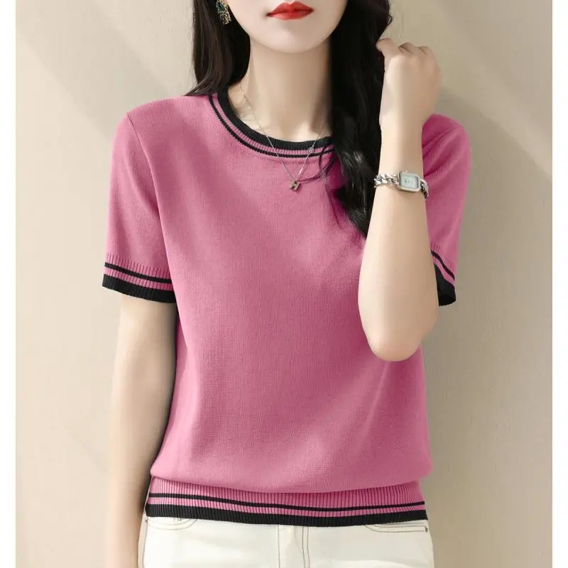 Nuevo suéter de punto con cuel - Summer Clothing Yarn reseña y precio