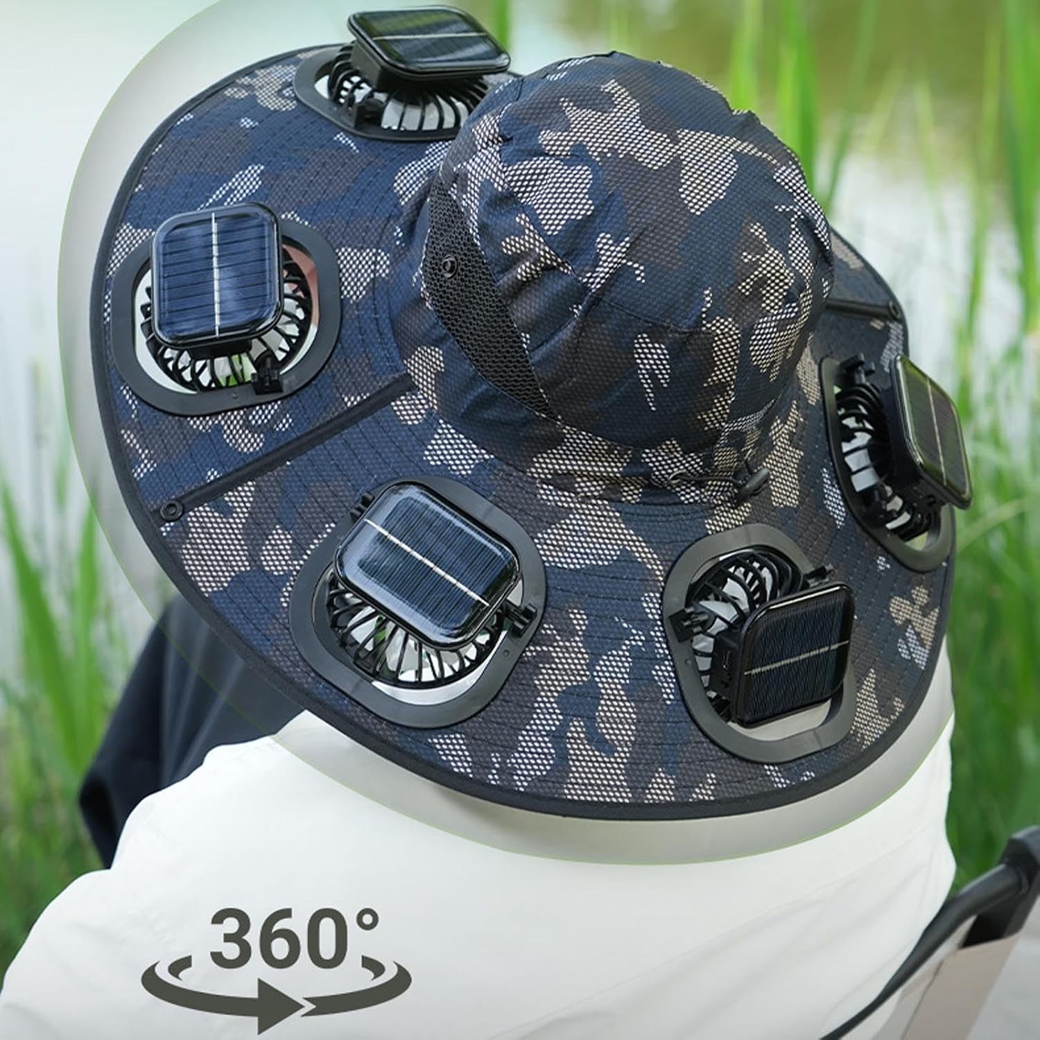 Sombrero con ventilador solar  - Summer Clothing Capsule reseña y precio