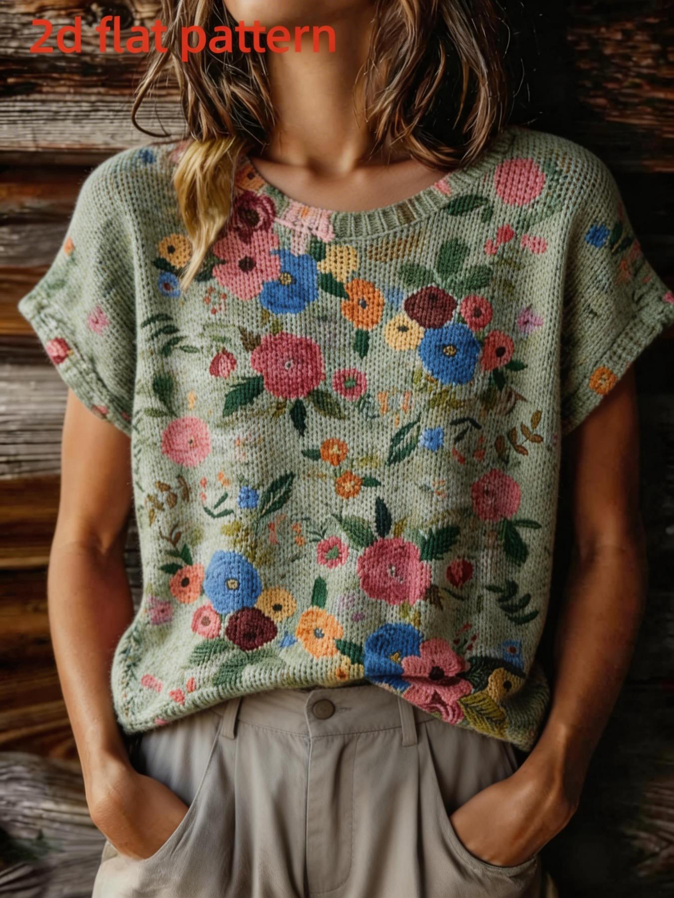 Diseño Estampado - Top de Muje - Summer Clothing Yarn reseña y precio