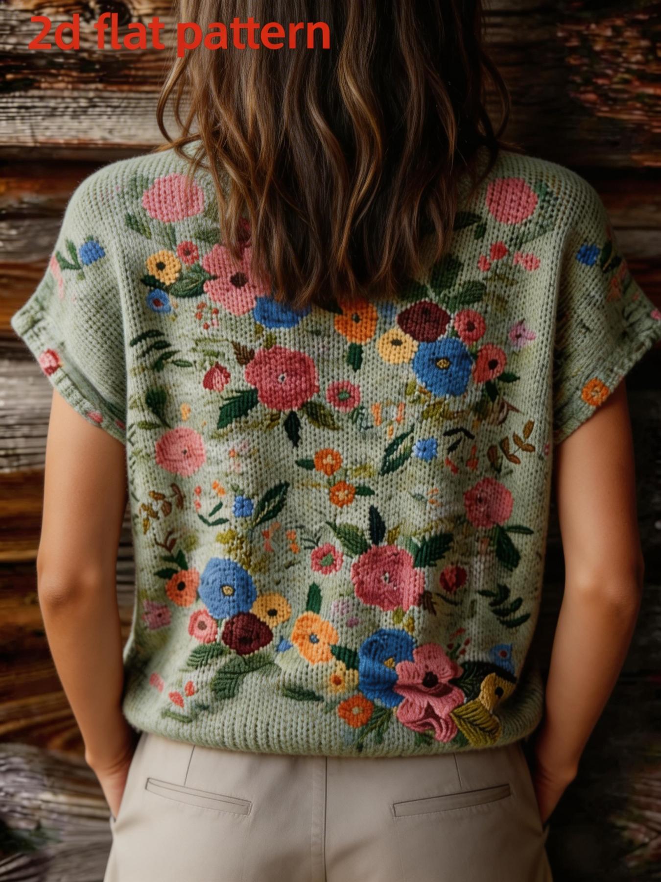 Diseño Estampado - Top de Muje - Summer Clothing Yarn reseña y precio