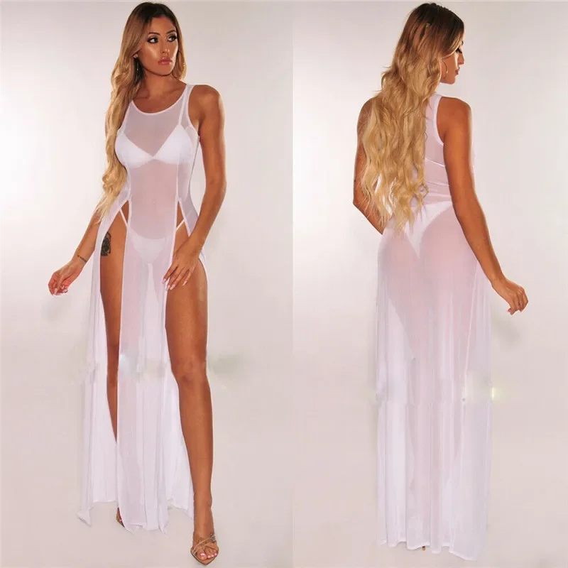 Vestido largo Sexy de malla tr - Summer Clothing H&M reseña y precio