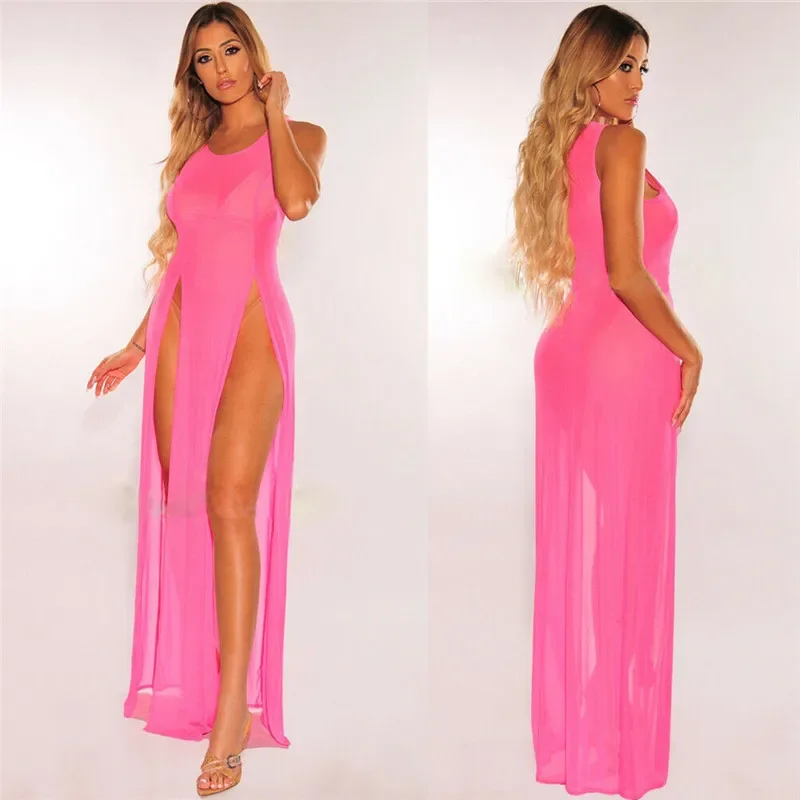 Vestido largo Sexy de malla tr - Summer Clothing H&M reseña y precio