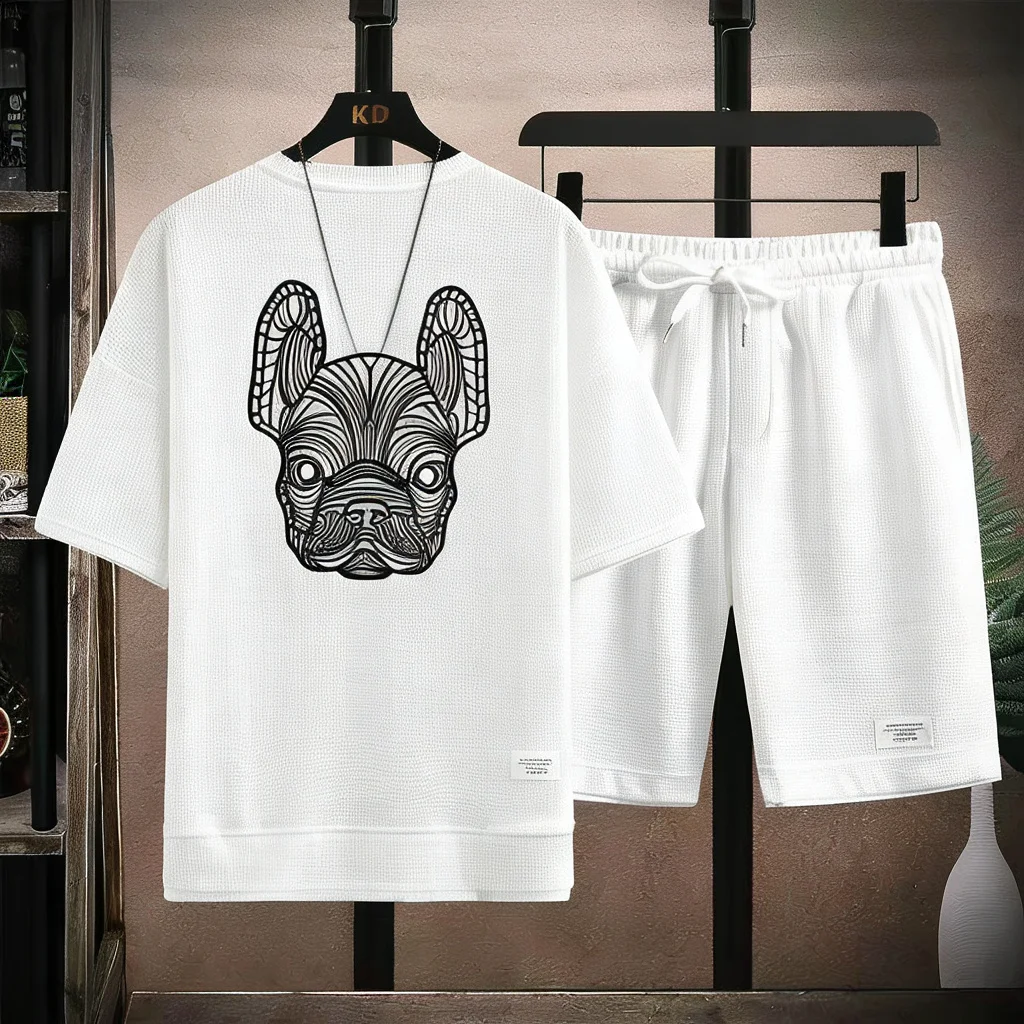 Conjunto de camiseta y pantalo - Summer Clothing For Young Men reseña y precio