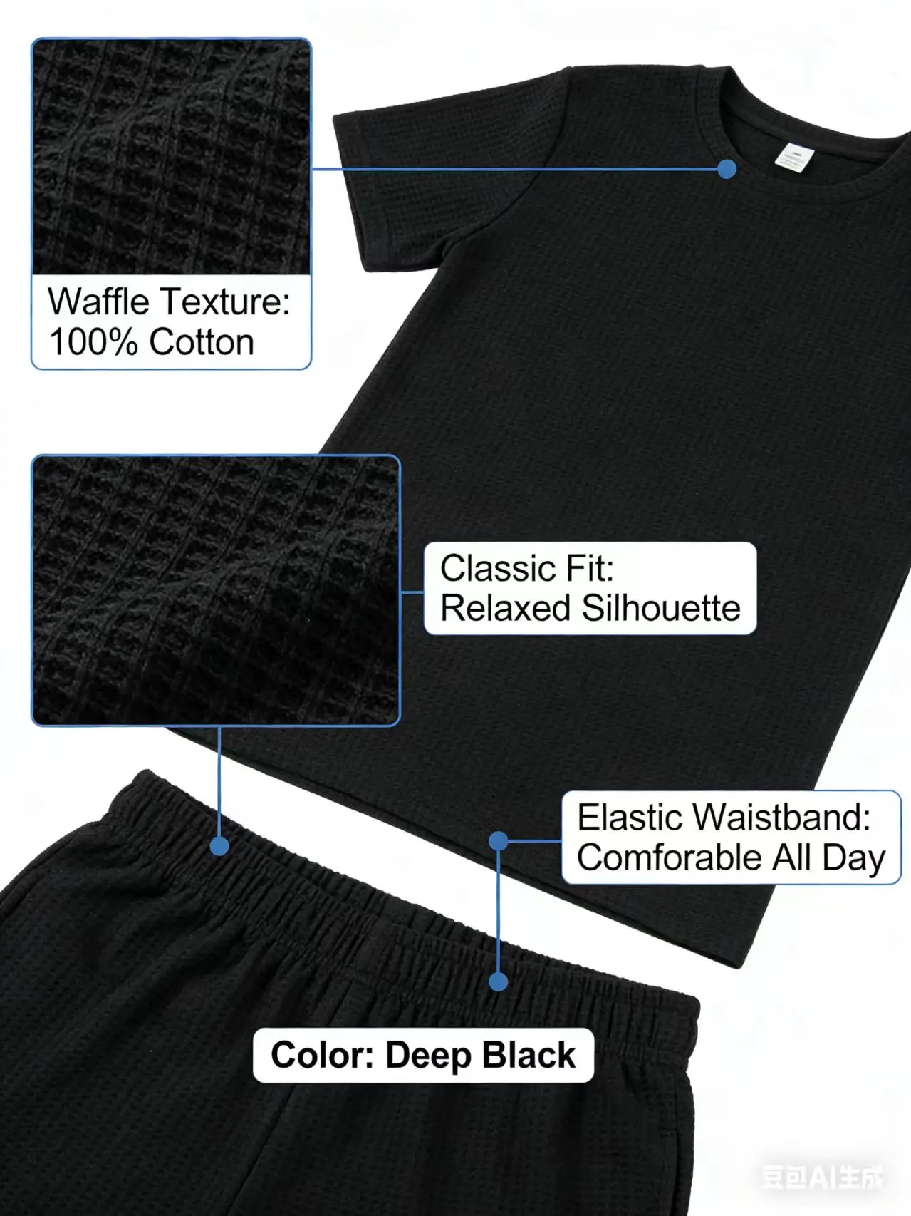 Conjunto de camiseta y pantalo - Summer Clothing For Young Men reseña y precio