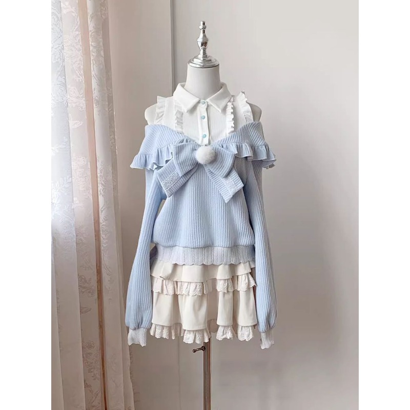 Conjunto de 2 Piezas Kawaii So - Off Shoulder Blouse reseña y precio