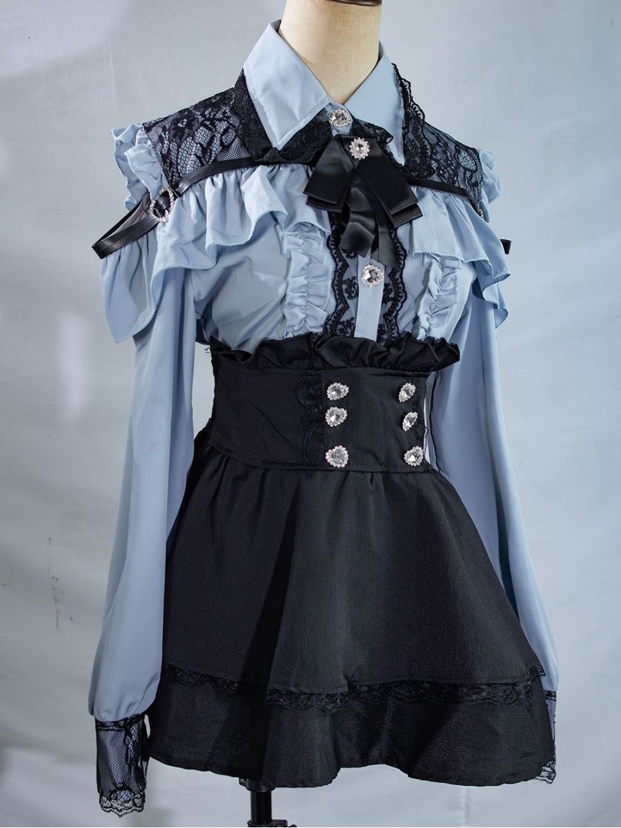 Conjunto de 2 piezas de unifor - Off Shoulder Blouse reseña y precio