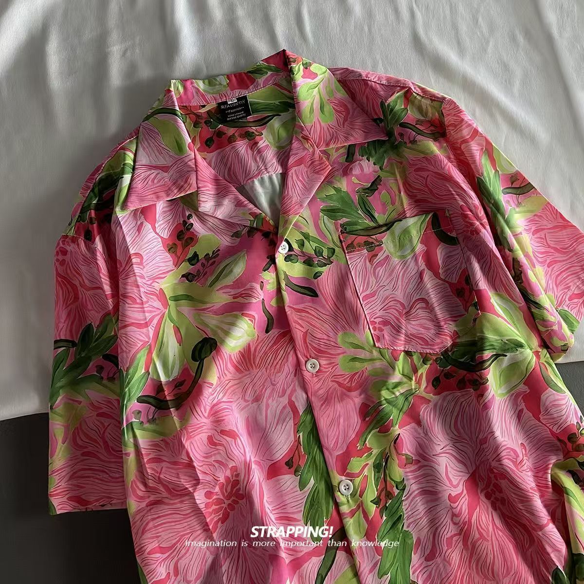 Camisas hawaianas con cuello c - Summer Clothing H&M reseña y precio