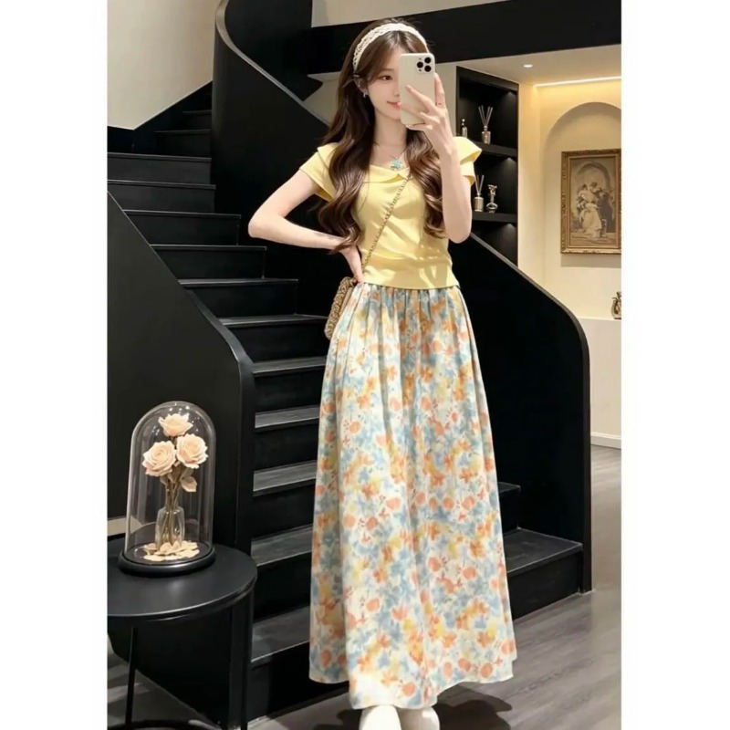 Conjunto de Dos Piezas de Fald - Summer Clothing Japan reseña y precio