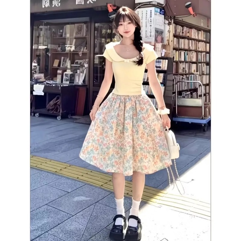 Conjunto de Dos Piezas de Fald - Summer Clothing Japan reseña y precio