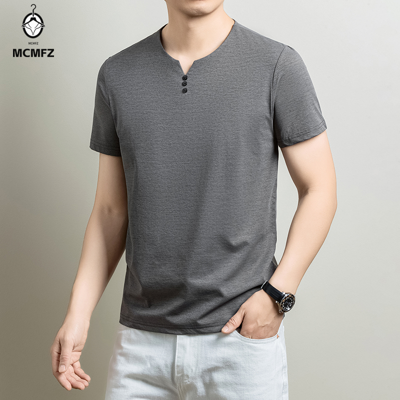 Camiseta Henley básica para ho - Summer Clothing Guys reseña y precio
