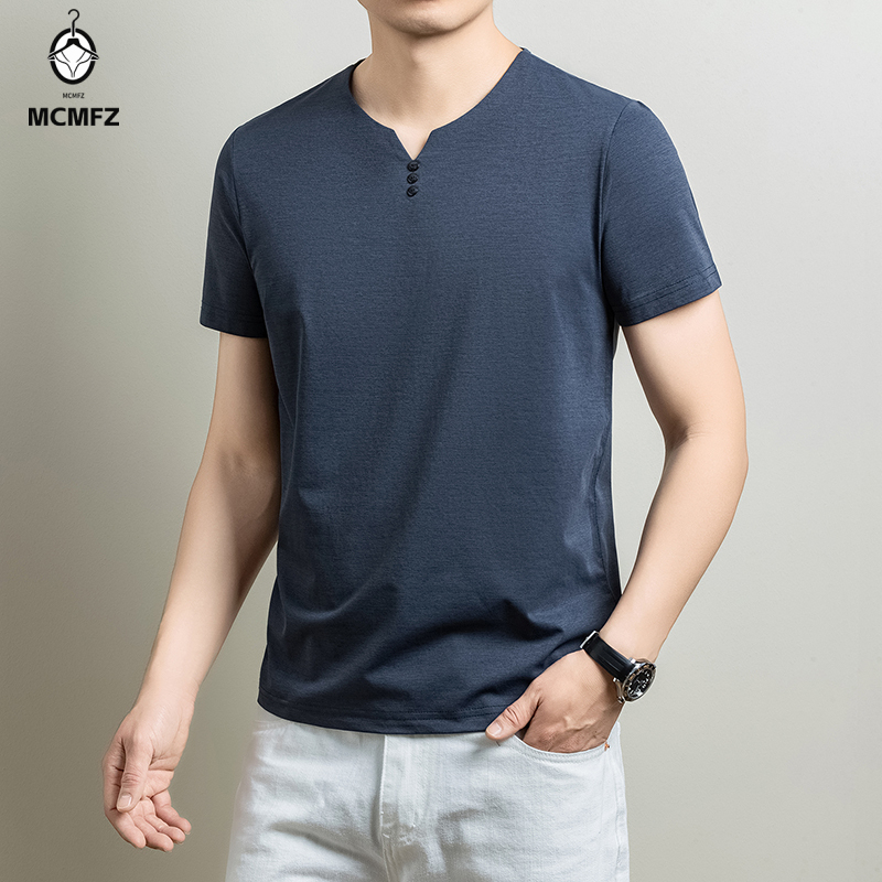 Camiseta Henley básica para ho - Summer Clothing Guys reseña y precio