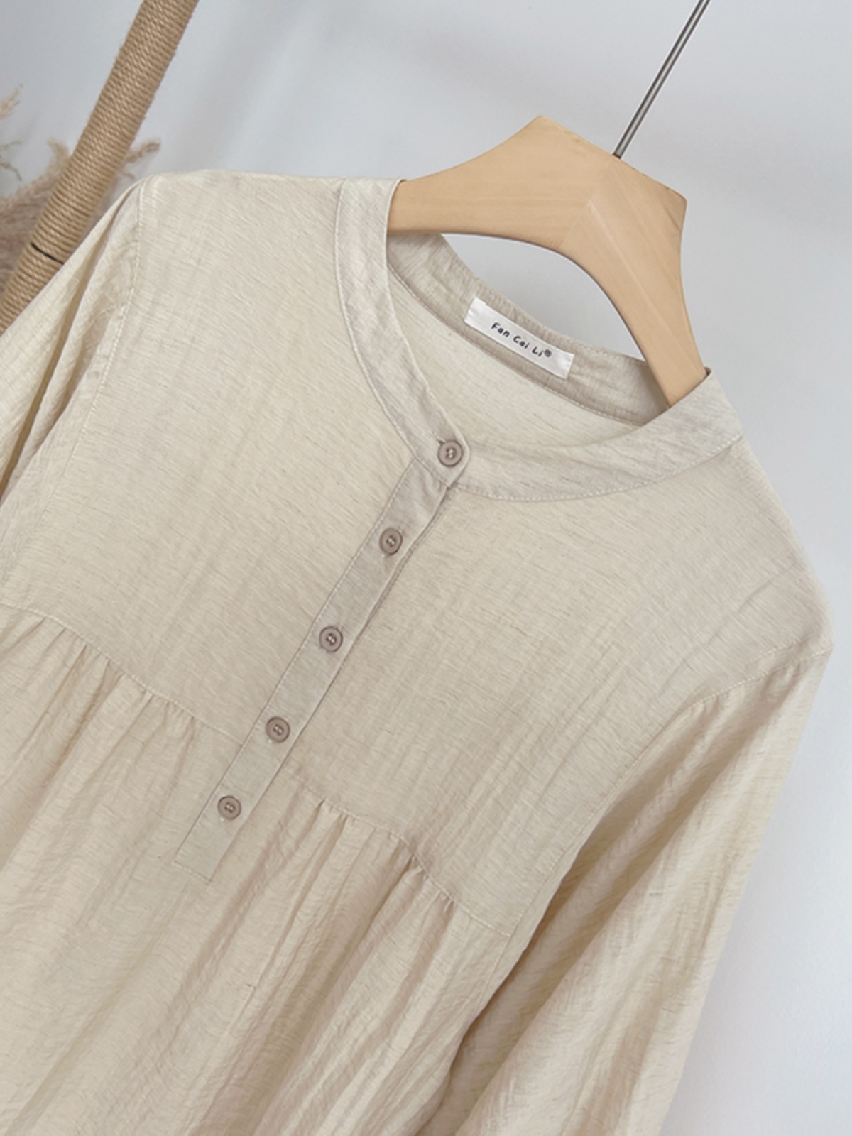 Camisas sueltas de cuello redo - Summer Clothing Japan reseña y precio