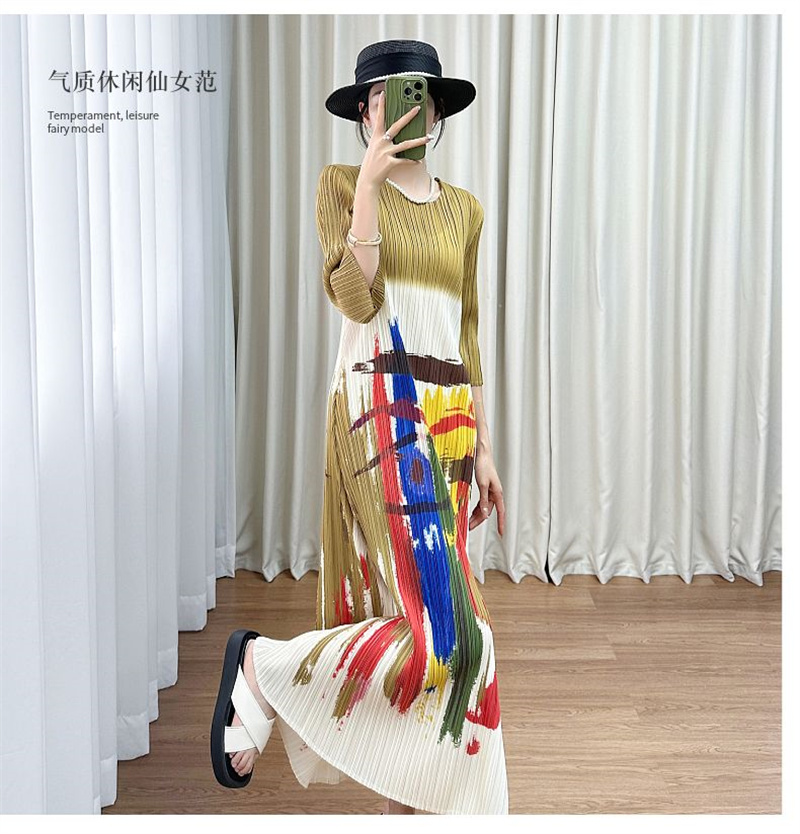 Miyake-vestido de noche para m - Summer Clothing H&M reseña y precio