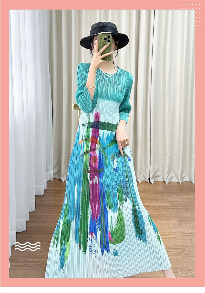 Miyake-vestido de noche para m - Summer Clothing H&M reseña y precio