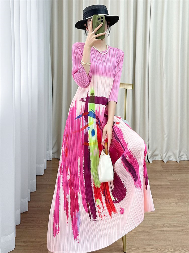 Miyake-vestido de noche para m - Summer Clothing H&M reseña y precio