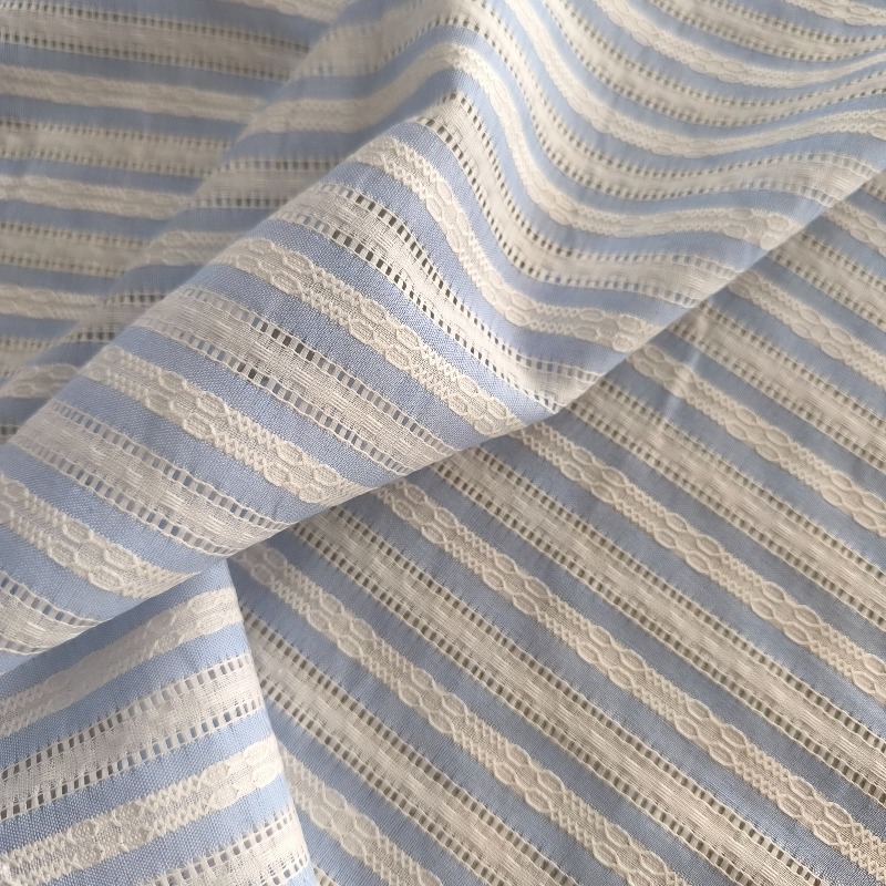 Tela de Algodón 100% con Rayas - Summer Clothing Material reseña y precio
