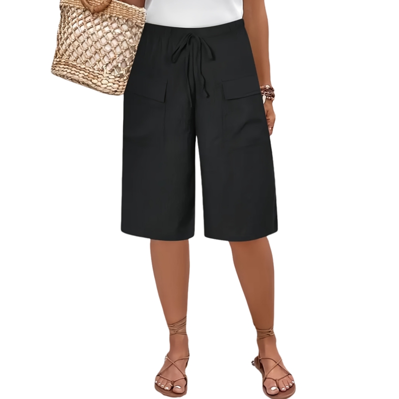 Pantalones cortos informales d - Summer Clothing Plus Size Women reseña y precio