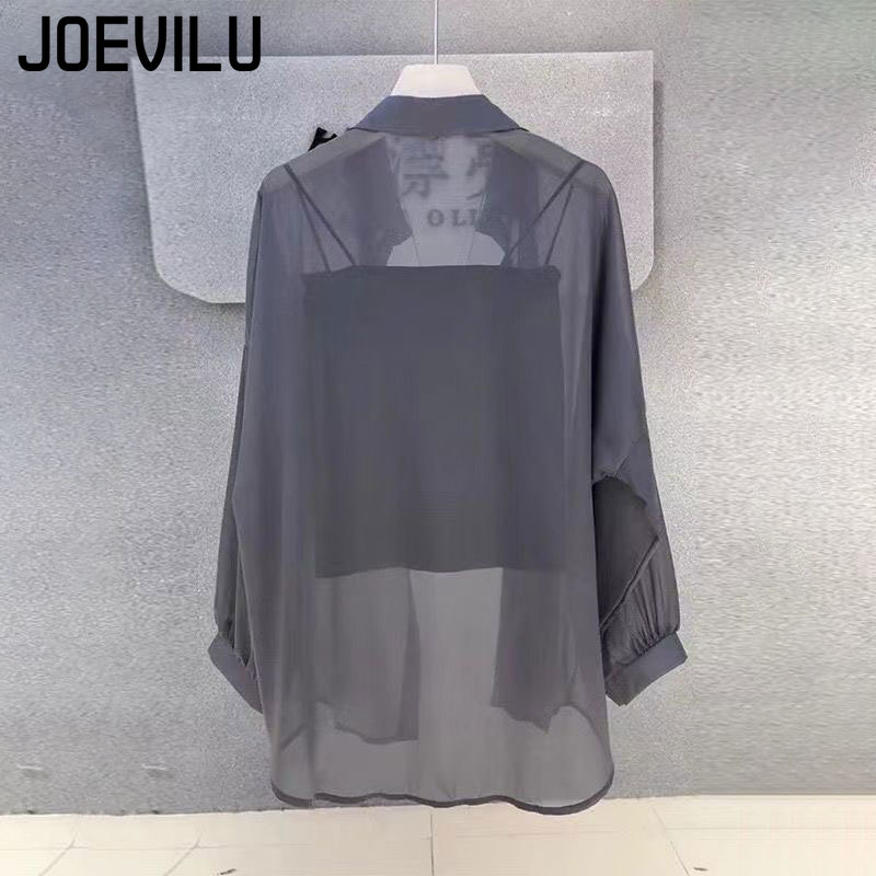 Camisa de gasa transparente pa - Summer Clothing Japan reseña y precio