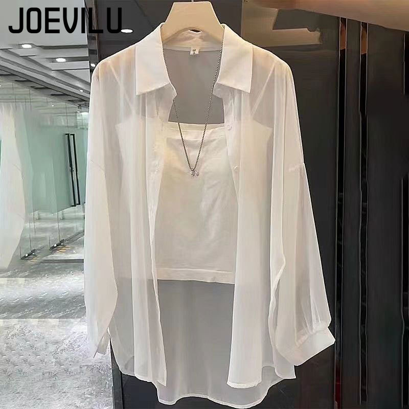 Camisa de gasa transparente pa - Summer Clothing Japan reseña y precio