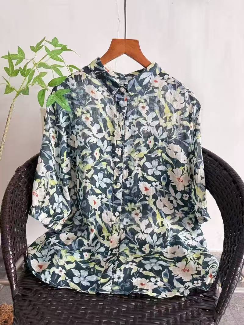 Camisa de Ramio Puro 2026 con  - Summer Clothing Japan reseña y precio