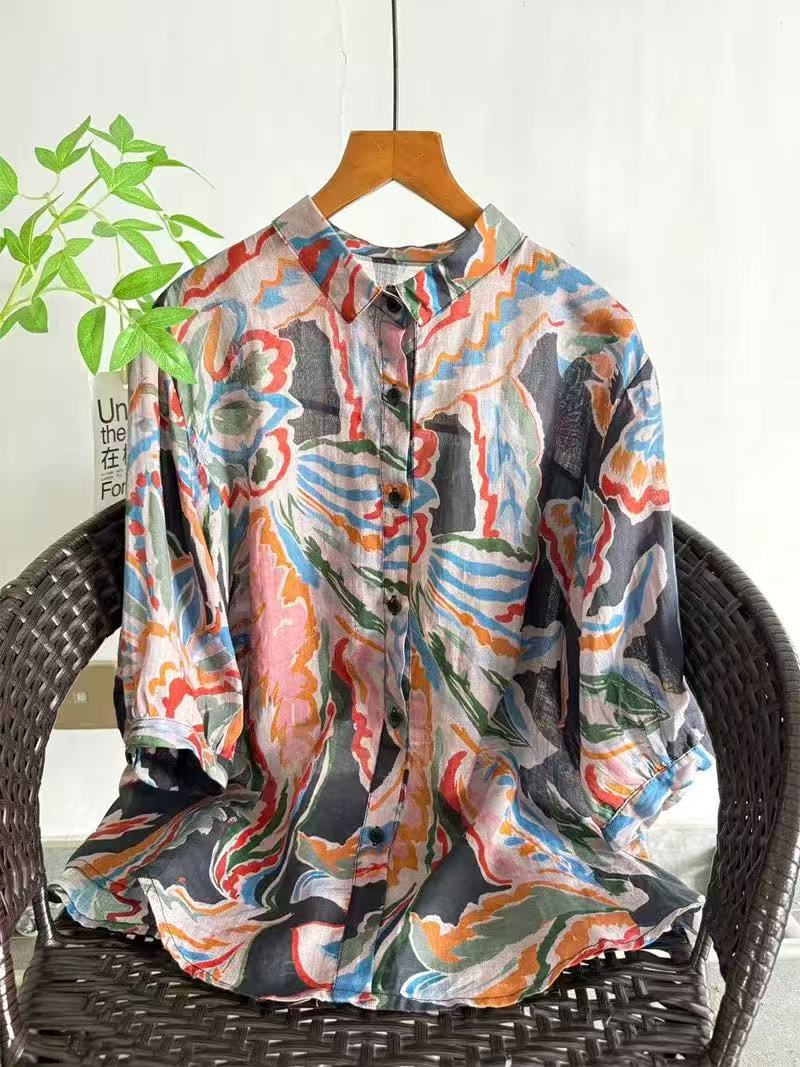 Camisa de Ramio Puro 2026 con  - Summer Clothing Japan reseña y precio