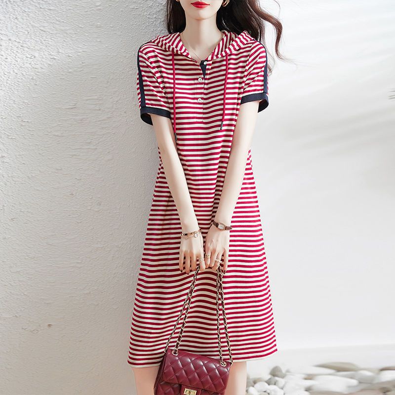 Vestidos estampados a rayas co - Summer Clothing H&M reseña y precio